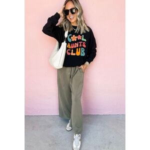Cool Aunts Club Black Sweatshirt